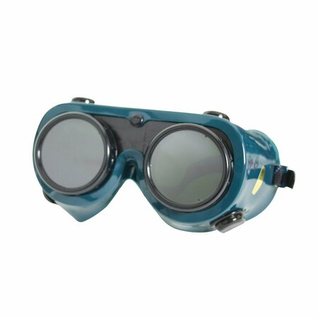 GENTEC WELDING GOGGLES, Welding Goggles, Soft Frame, Fixed cup w/cover lens, Shade #5 20-1675-5